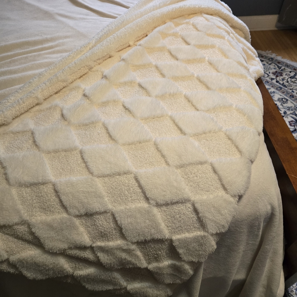 Luxury Faux Fur Throw 60x80